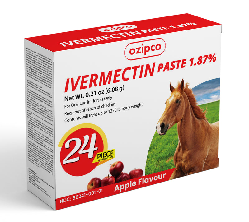 Ivermectin Horse Paste 1.87% — 24 Pack